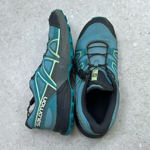 Salomon Junior XA Pro trail running/hiking shoes.